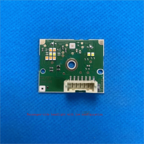 Passenger-side headlight with low configuration