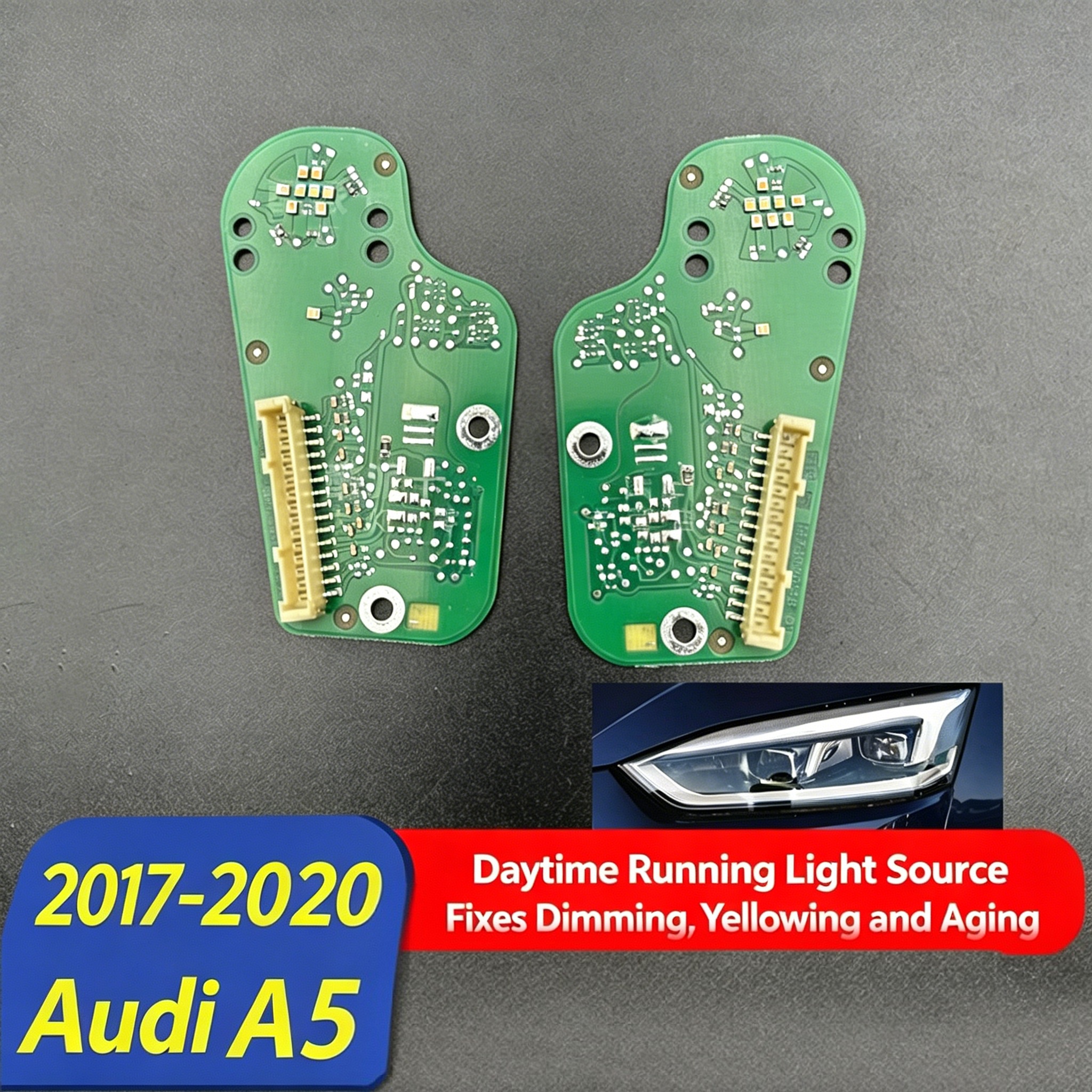 New DRL Light Source Board for Audi A5 S5 Daytime Running Light